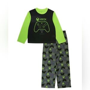 NWT X-box boys Kids Pajamas Set - Black and Green size 4 size 6 size 8